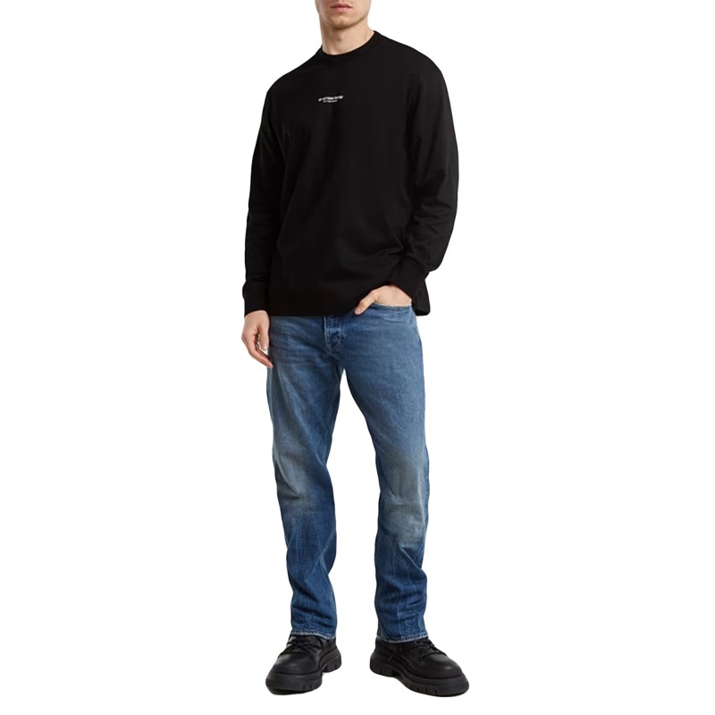 G-Star Raw Center Chest Boxy Blouse-DK Black G-Star Raw Center Chest Boxy Blouse-DK Black
