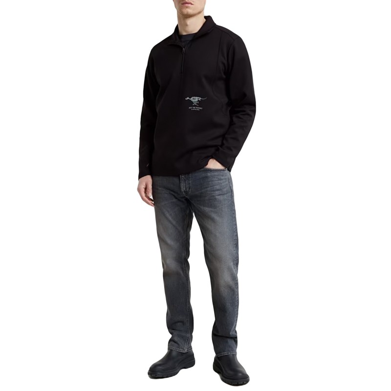 G-Star Raw Motion Half Zip Tweeter-DK Black G-Star Raw Motion Half Zip Tweeter-DK Black