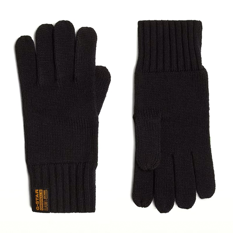 G-Star Raw Effo Knit Gloves-Dark Black