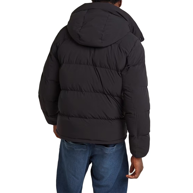 G-Star Raw G-Whistler Padded Hooded Jacket-Dark Black