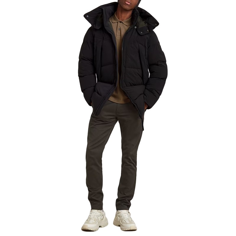 G-Star Raw G-Whistler Parka Padded Hooded Jacket 2.0-Dark Black G-Star Raw G-Whistler Parka Padded Hooded Jacket 2.0-Dark Black