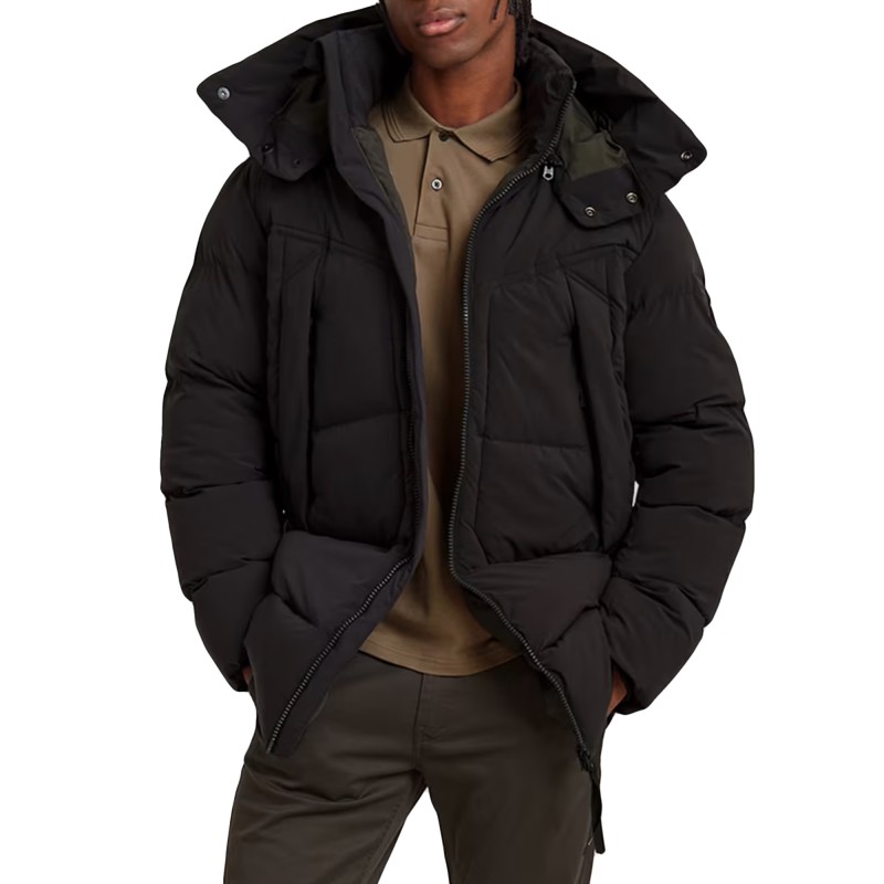 G-Star Raw G-Whistler Parka Padded Hooded Jacket 2.0-Dark Black G-Star Raw G-Whistler Parka Padded Hooded Jacket 2.0-Dark Black
