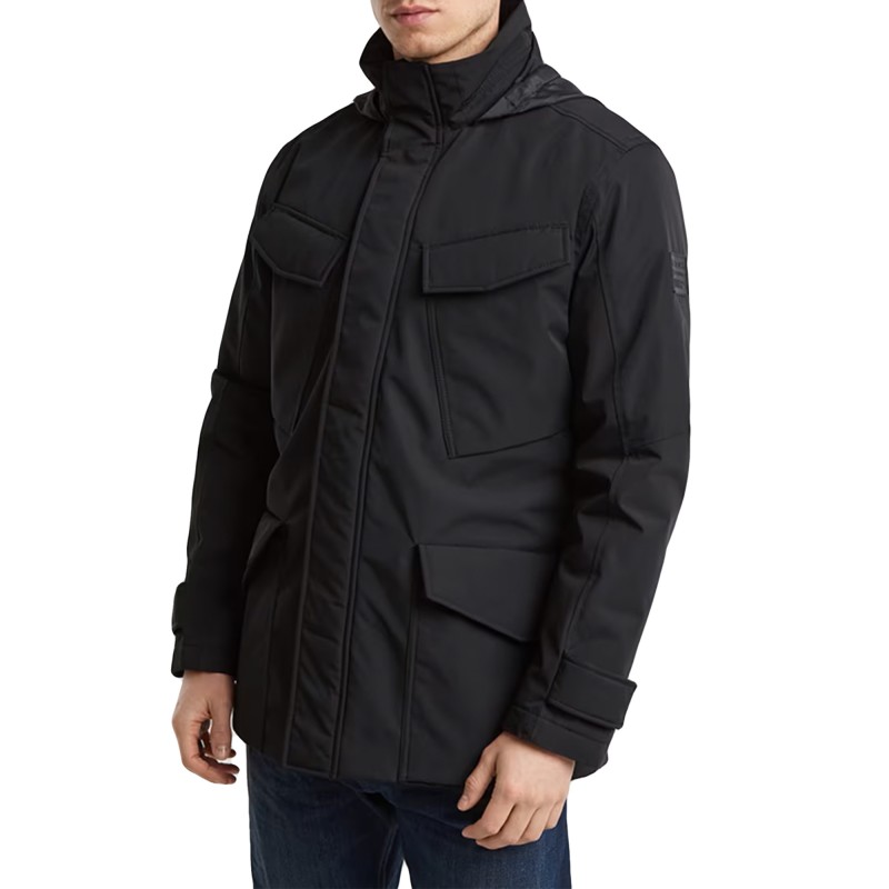 G-Star Raw Padded Hooded Field Jacket-Neo Black G-Star Raw Padded Hooded Field Jacket-Neo Black