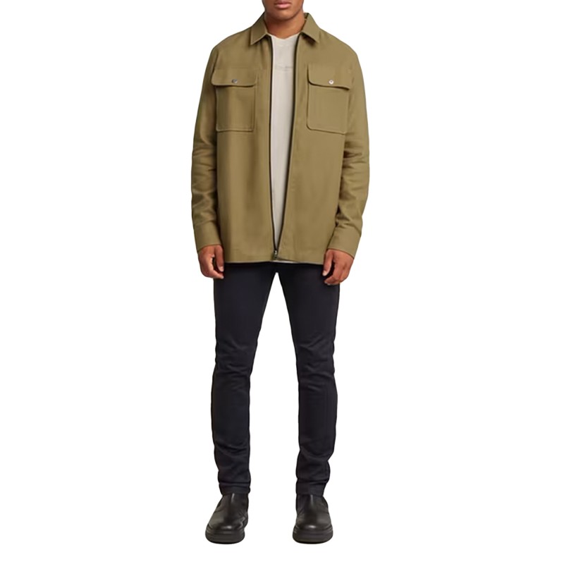 G-Star Raw GPO Zip Overshirt-Ensis Green G-Star Raw GPO Zip Overshirt-Ensis Green