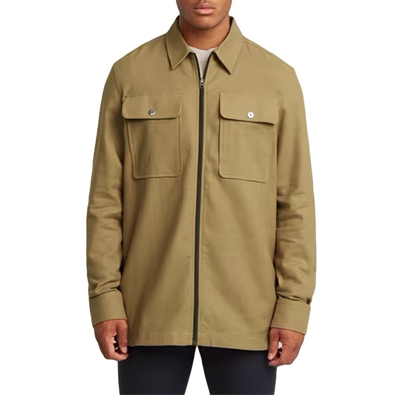 G-Star Raw GPO Zip Overshirt-Ensis Green G-Star Raw GPO Zip Overshirt-Ensis Green