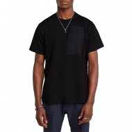 G-Star Raw T-Shirt Outdoor Woven Pocket Loose-Black