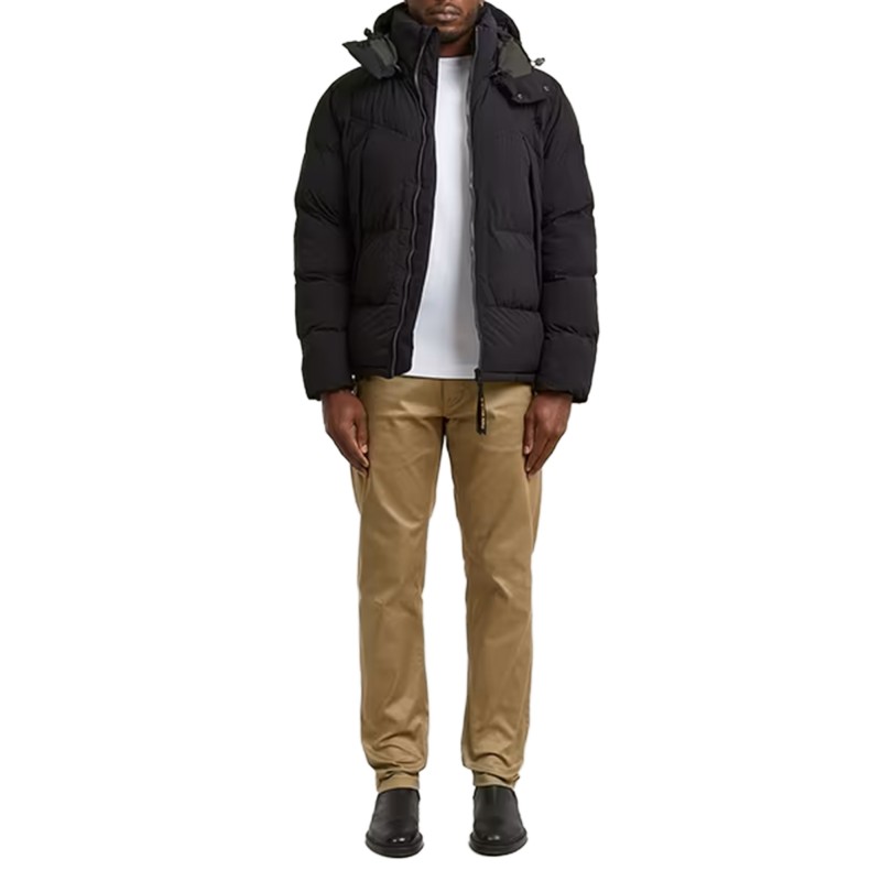 G-Star Raw Padded Hooded Jacket G-Whistler-Dk Black