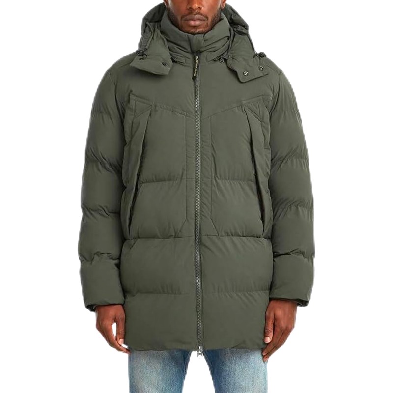 G-Star Raw Padded Hooded Parka Jacket G-Whistler-Asfalt G-Star Raw Padded Hooded Parka Jacket G-Whistler-Asfalt