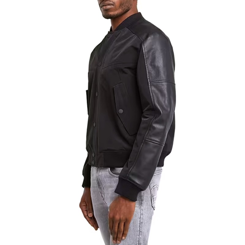 G-Star Raw Leather Jacket-Black G-Star Raw Leather Jacket-Black