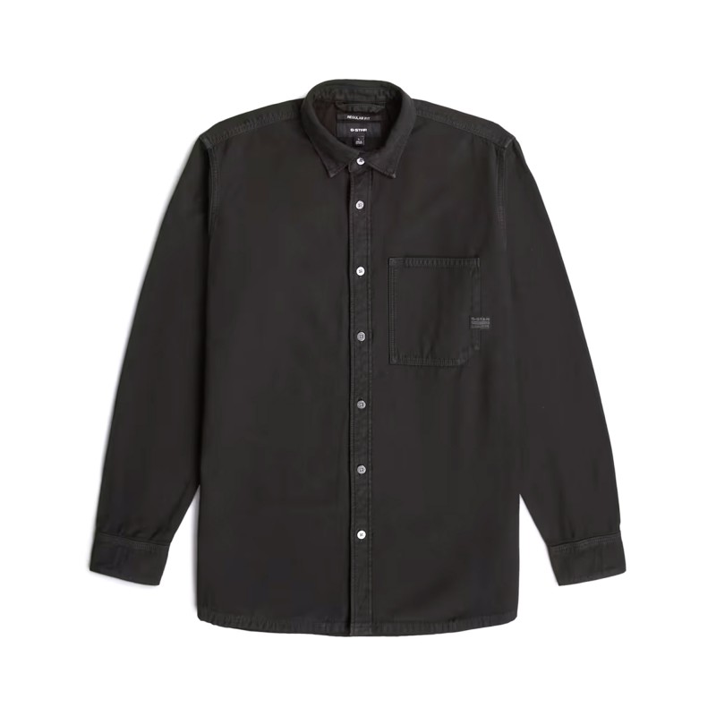 G-Star Raw Shirt Regular 1 Pocket-DK Black G-Star Raw Shirt Regular 1 Pocket-DK Black