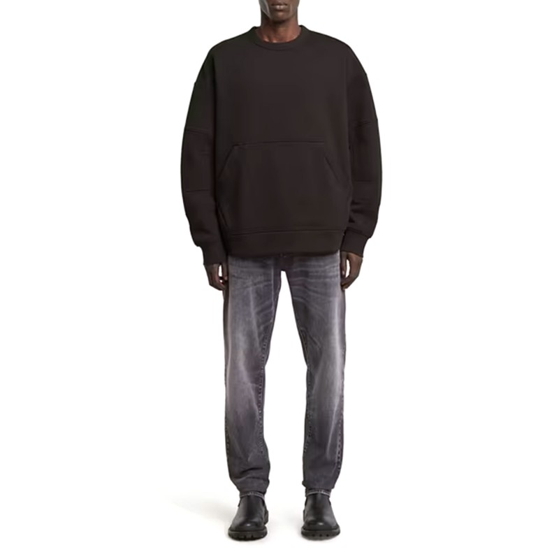 G-Star Raw Sweater Loose Constructed-Dk Black