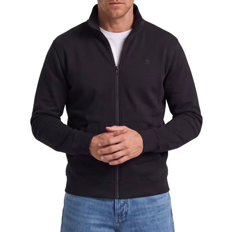 G-Star Raw Jacket Sweater Premium Core Track-DK Black G-Star Raw Jacket Sweater Premium Core Track-DK Black