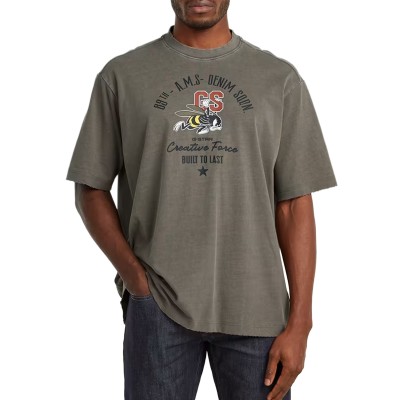 G-Star Raw T-Shirt Front Angry Bee-Turf