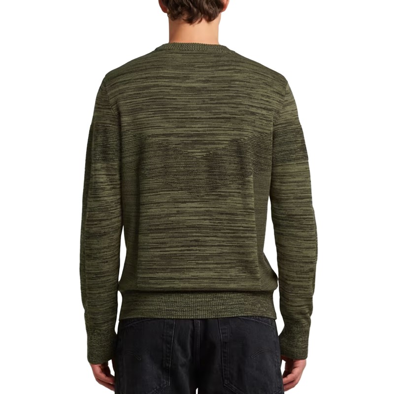 G-Star Raw Pullover 3D Biker Knit-Black/Olive