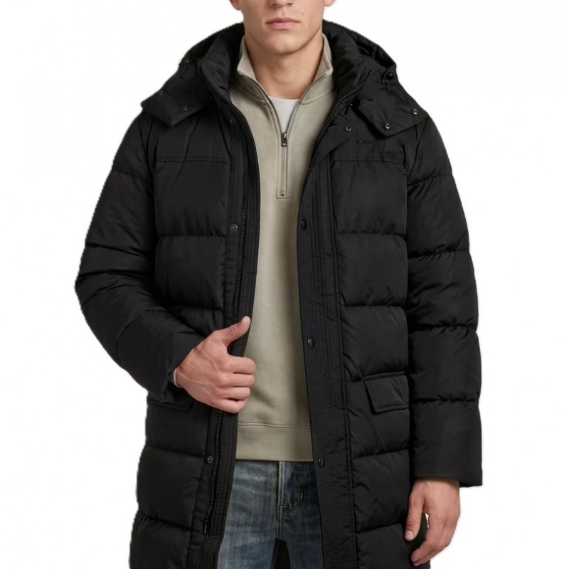 G-Star Raw Parka Long Padded Hooded Element-Dk Black G-Star Raw Parka Long Padded Hooded Element-Dk Black
