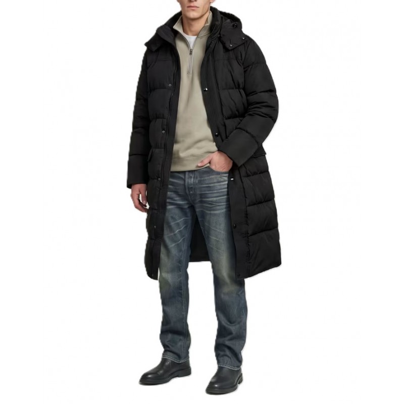 G-Star Raw Parka Long Padded Hooded Element-Dk Black G-Star Raw Parka Long Padded Hooded Element-Dk Black