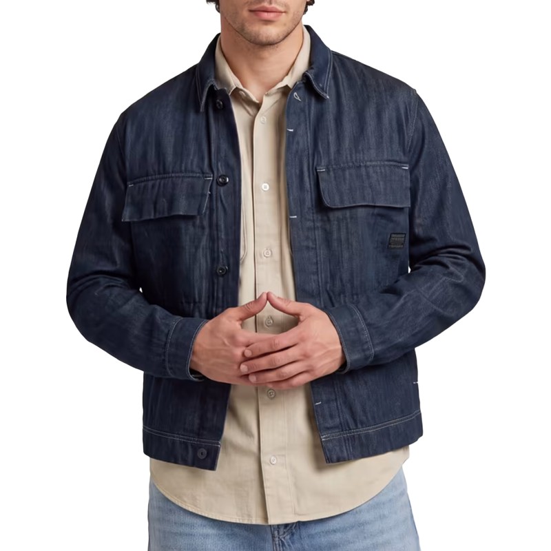 G-Star Raw Overshirt Boxy Clean-Neo Raw Denim G-Star Raw Overshirt Boxy Clean-Neo Raw Denim