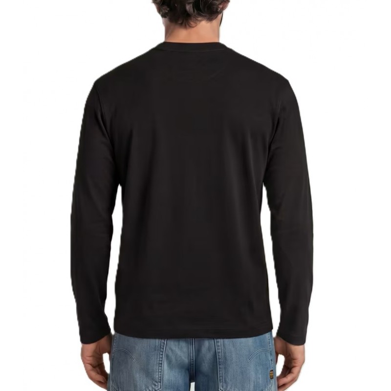 G-Star Raw T-Shirt Long Sleeve True Regular-Dk Black G-Star Raw T-Shirt Long Sleeve True Regular-Dk Black