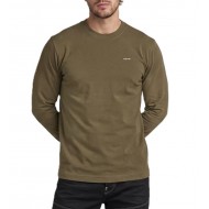 G-Star Raw T-Shirt Long Sleeve True Regular-Dark Khaki