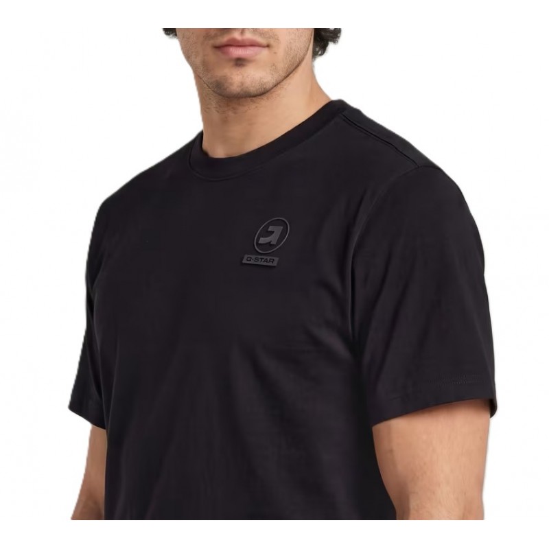 G-Star Raw T-Shirt Logo-Black G-Star Raw T-Shirt Logo-Black