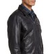 G-Star Raw Bomber Jacket Leather-Black G-Star Raw Bomber Jacket Leather-Black