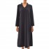 Lotus Eaters V-Neck A Fit Long Dress-Dark Blue