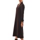 Lotus Eaters V-Neck A Fit Long Dress-Black