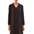 Lotus Eaters V-Neck A Fit Long Dress-Black