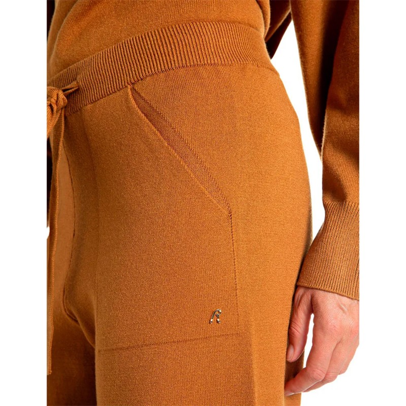 Replay Trousres Knitted-Golden Brown Replay Trousres Knitted-Golden Brown