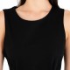 Philosophy Dress Sleeveless With Belt-Black