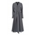 Philosophy Dress V Neck-Grey