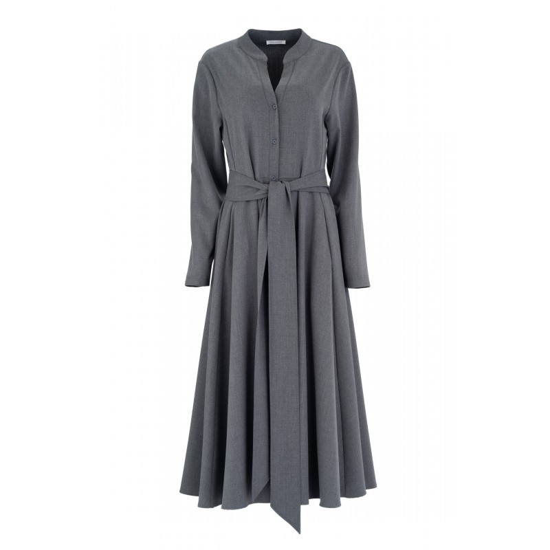 Philosophy Dress V Neck-Grey Philosophy Dress V Neck-Grey