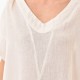 Lotus Eaters Side Button-Up Tunic-White Lotus Eaters Side Button-Up Tunic-White