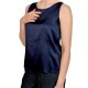 Motel Satin Top-Marine