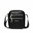 Replay Crossbody Double Zip Pocket Bag-Black