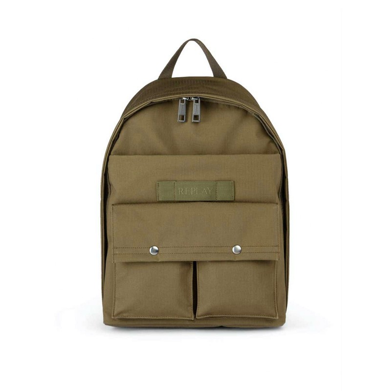 Replay Backpack Poly Ripstop-Khaki Replay Backpack Poly Ripstop-Khaki