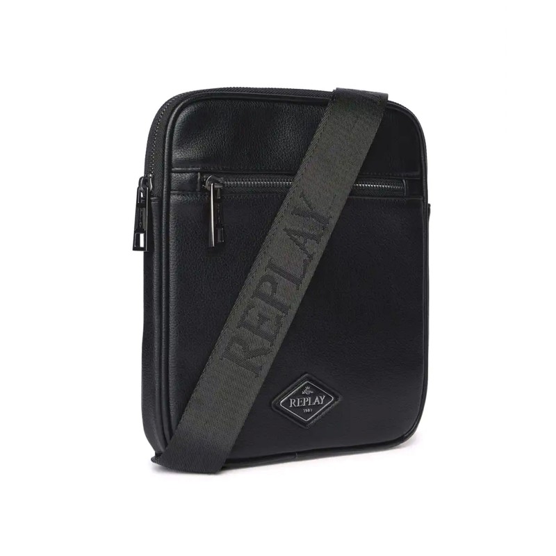 Replay Bag Crossbody Hammered- Black