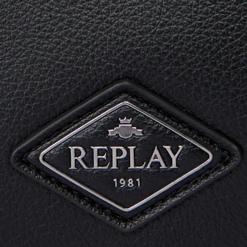 Replay Bag Crossbody Hammered- Black