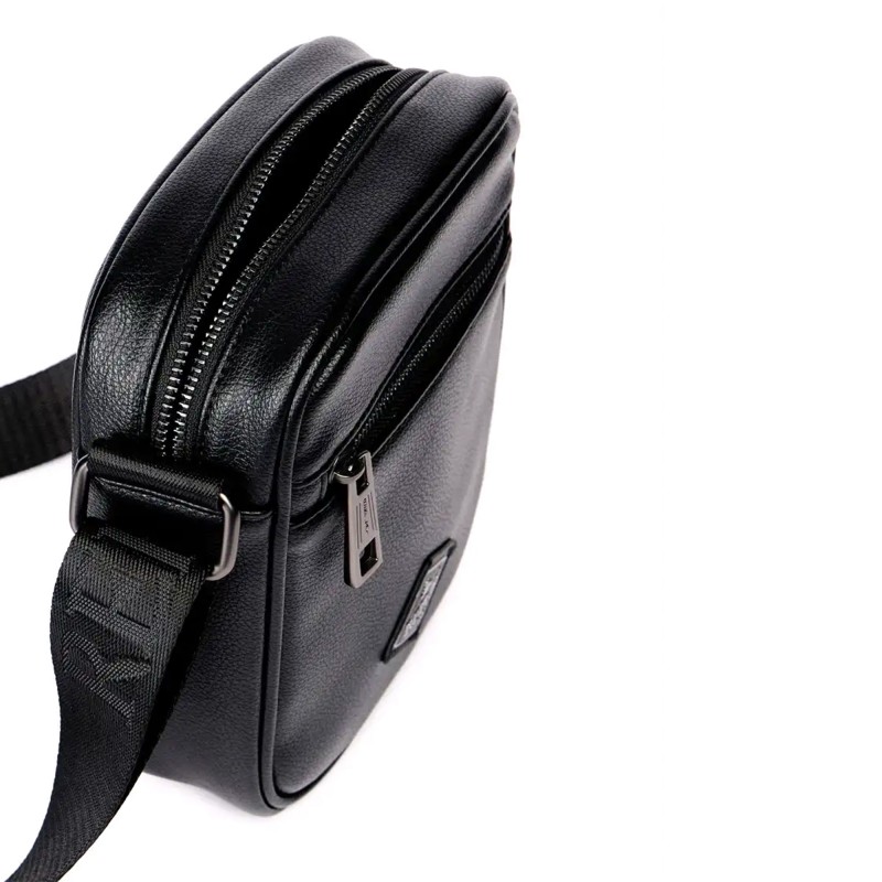 Replay Bag Crossbody With Diamond Logo-Black
