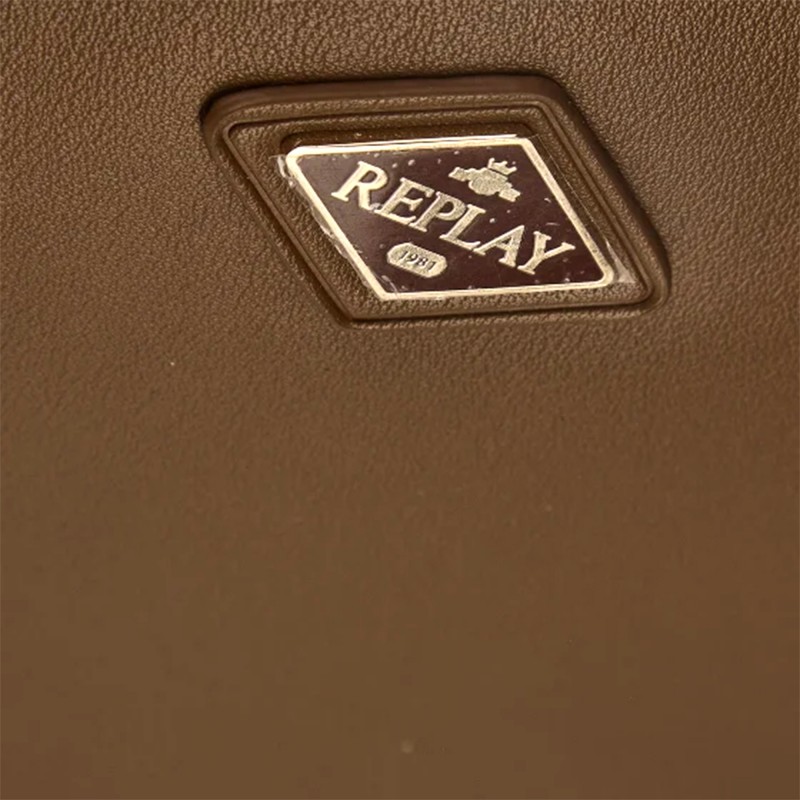 Replay Bag With Logo-Brown