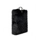 Replay Bag Foldable Faux Fur-Black