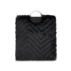 Replay Bag Foldable Faux Fur-Black