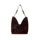 Replay Bag Suede Effect And Denim Boho Style-Indigo Overdyed