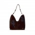 Replay Bag Suede Effect And Denim Boho Style-Indigo Overdyed