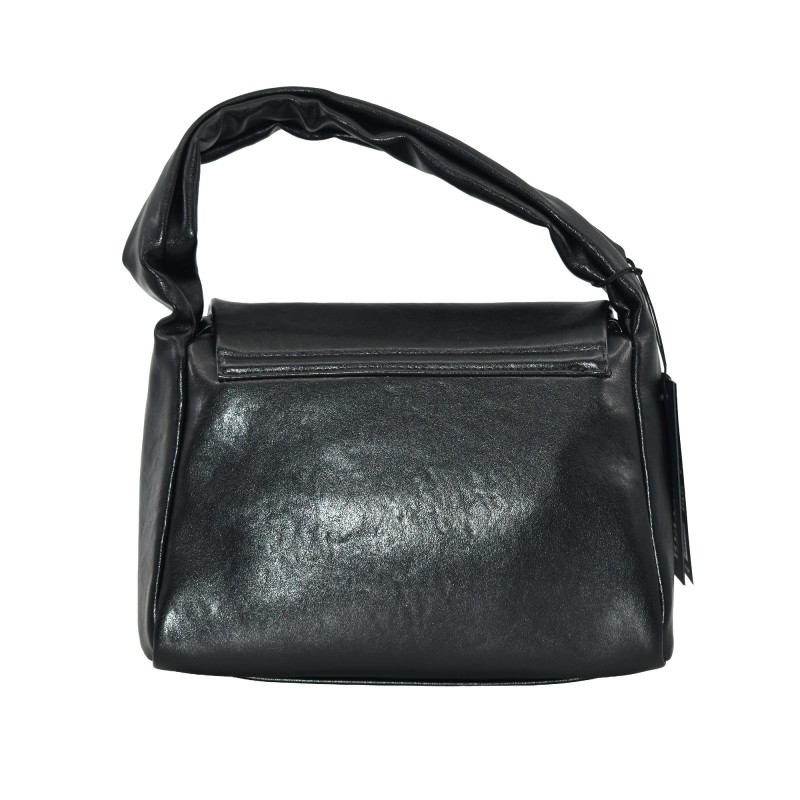 Replay Bag Padded Handle Metallic Logo-Black Replay Bag Padded Handle Metallic Logo-Black
