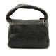 Replay Bag Padded Handle Metallic Logo-Black Cracked Replay Bag Padded Handle Metallic Logo-Black Cracked