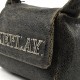 Replay Bag Padded Handle Metallic Logo-Black Cracked Replay Bag Padded Handle Metallic Logo-Black Cracked