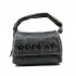 Replay Bag Padded Handle Metallic Logo-Black Cracked
