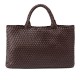 Replay Bag Shopping Braided Logo Print-Brown Replay Bag Shopping Braided Logo Print-Brown