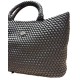 Replay Bag Shopping Braided Logo Print-Black Replay Bag Shopping Braided Logo Print-Black